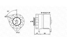 generátor MAGNETI MARELLI 943356245010