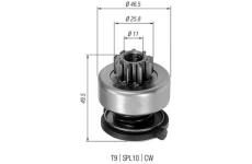 Pastorok żtartéra MAGNETI MARELLI 940113020301