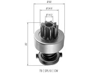 Pastorek, startér MAGNETI MARELLI 940113020358