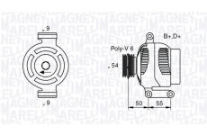 generátor MAGNETI MARELLI 063358061010