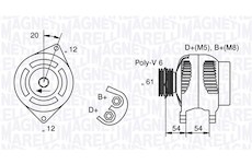 generátor MAGNETI MARELLI 063321819010