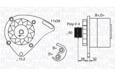 generátor MAGNETI MARELLI 063321760010