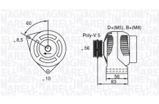 generátor MAGNETI MARELLI 063341740010