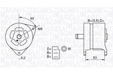 generátor MAGNETI MARELLI 063324264010