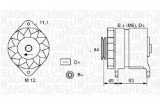 Alternátor MAGNETI MARELLI 063321044010