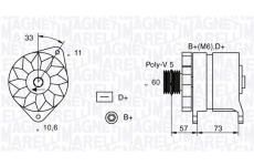 Alternátor MAGNETI MARELLI 063321156010