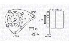 generátor MAGNETI MARELLI 063321000010