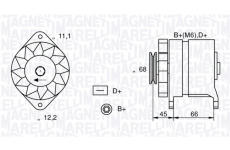 Alternátor MAGNETI MARELLI 063321112010