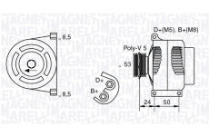 Alternátor MAGNETI MARELLI 063377006010