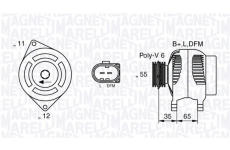 generátor MAGNETI MARELLI 063377014010