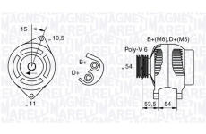 generátor MAGNETI MARELLI 063377016010