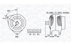 Alternátor MAGNETI MARELLI 063377462010
