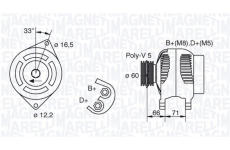 generátor MAGNETI MARELLI 063321606010