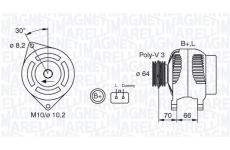 generátor MAGNETI MARELLI 063310506010