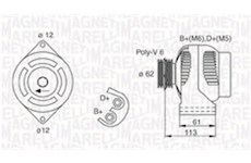 generátor MAGNETI MARELLI 063731885010