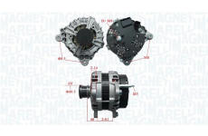 Alternátor MAGNETI MARELLI 063736195010