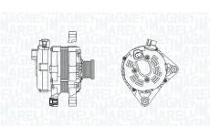 Alternátor MAGNETI MARELLI 063730847010
