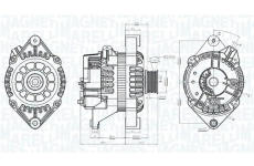 Alternátor MAGNETI MARELLI 063730861010