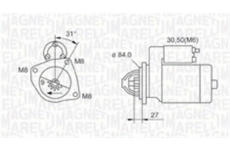 Startér MAGNETI MARELLI 063721203010