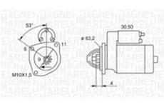 Startér MAGNETI MARELLI 063721057010