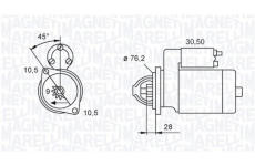 Startér MAGNETI MARELLI 063720040010