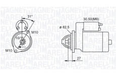 Startér MAGNETI MARELLI 063721044010