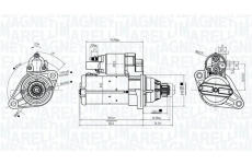 Startér MAGNETI MARELLI 063725944010