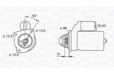 Startér MAGNETI MARELLI 063227602010