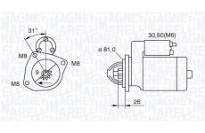 Startér MAGNETI MARELLI 063522230130
