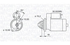 Startér MAGNETI MARELLI 063521070460