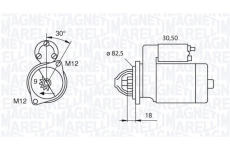 Startér MAGNETI MARELLI 063521101380