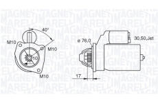 Startér MAGNETI MARELLI 063280005010