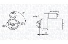 Startér MAGNETI MARELLI 063280045010