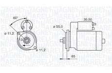 Startér MAGNETI MARELLI 063280051010