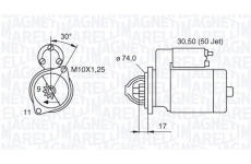 Startér MAGNETI MARELLI 063280056010