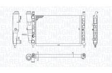 Chladič, chlazení motoru MAGNETI MARELLI 350213172400