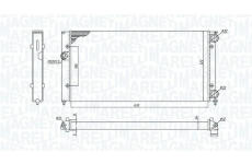 Chladič, chlazení motoru MAGNETI MARELLI 350213185300