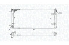 Chladič, chlazení motoru MAGNETI MARELLI 350213188300