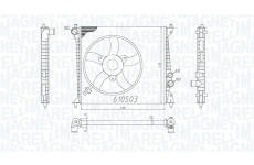 Chladič, chlazení motoru MAGNETI MARELLI 350213200500