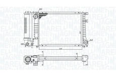 Chladič motora MAGNETI MARELLI 350213240000