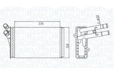 Vymenik tepla, Vnitrni vytapeni MAGNETI MARELLI 350218409000