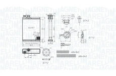 Výmenník tepla vnútorného kúrenia MAGNETI MARELLI 350218486000