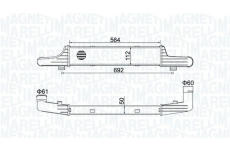 chladič turba MAGNETI MARELLI 351319204330