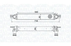 Chladič turba MAGNETI MARELLI 351319204360