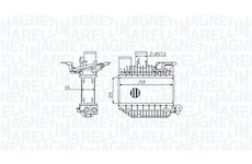 Chladič turba MAGNETI MARELLI 351319205310