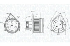 vnitřní ventilátor MAGNETI MARELLI 069412206010