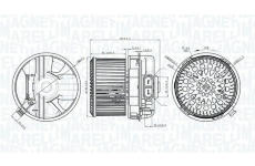 vnitřní ventilátor MAGNETI MARELLI 069412272010