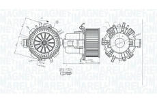 vnitřní ventilátor MAGNETI MARELLI 069412315010