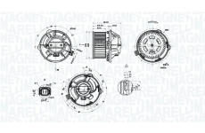 Vnútorný ventilátor MAGNETI MARELLI 069412389010