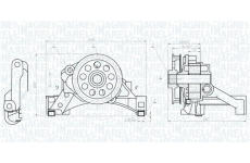 Olejové čerpadlo MAGNETI MARELLI 351516000010